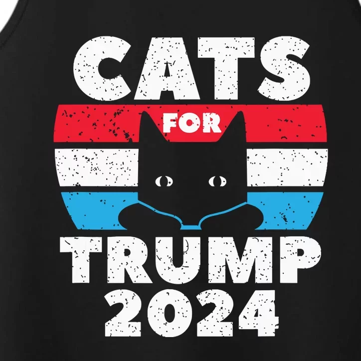 Cats For Trump 2024 Election Performance Tank