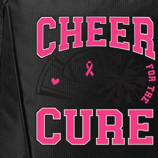 Cheer For The Cure Breast Cancer Football And Cheer City Backpack