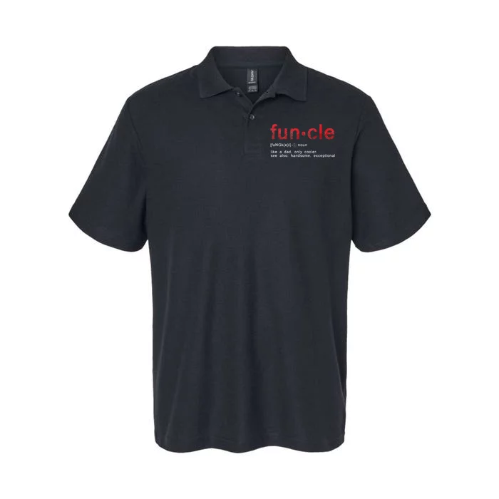 Cool Fun Uncle Fun Cle Like A Dad Definition Uncle Gifts Softstyle Adult Sport Polo