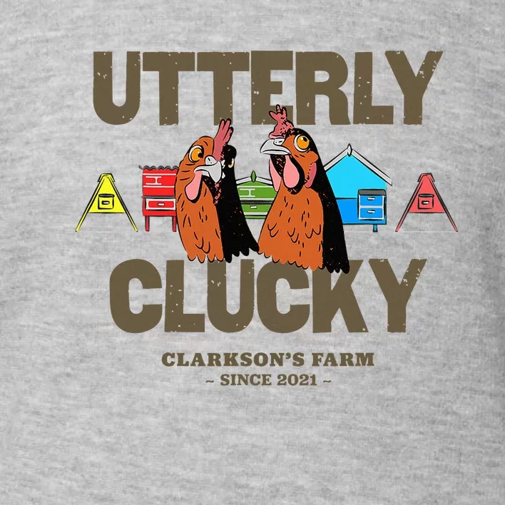 ClarksonS Farm Utterly Clucky Toddler Sweatshirt