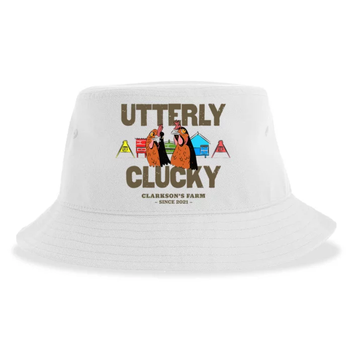 ClarksonS Farm Utterly Clucky Sustainable Bucket Hat