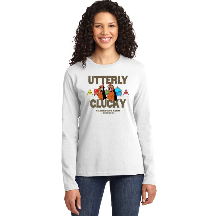 ClarksonS Farm Utterly Clucky Ladies Long Sleeve Shirt