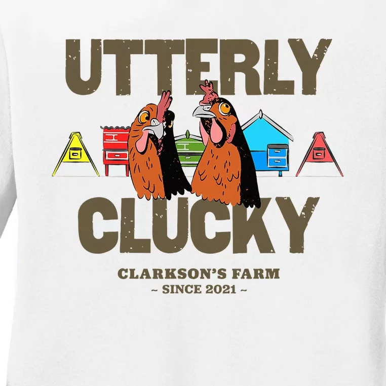 ClarksonS Farm Utterly Clucky Ladies Long Sleeve Shirt