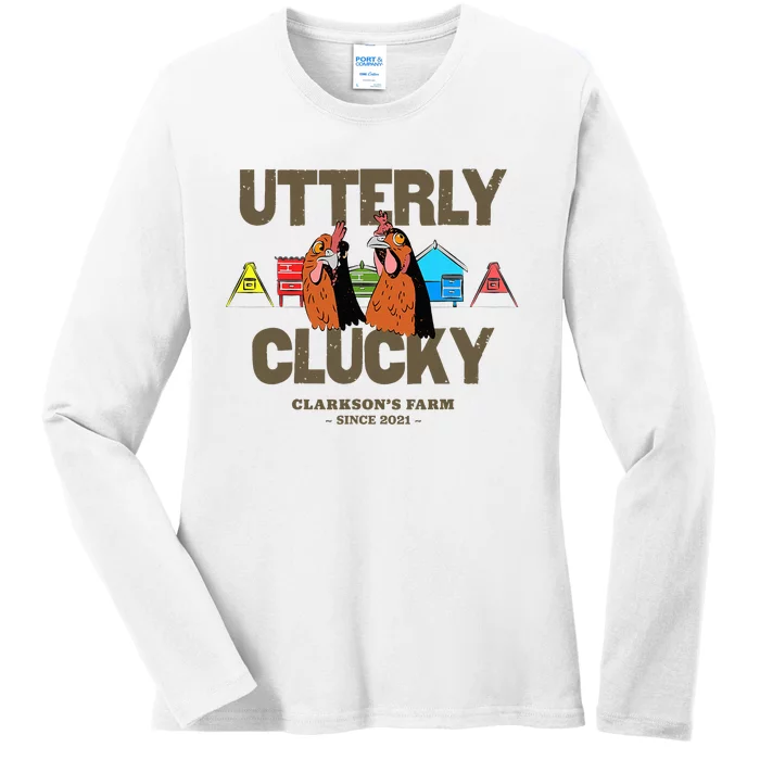 ClarksonS Farm Utterly Clucky Ladies Long Sleeve Shirt