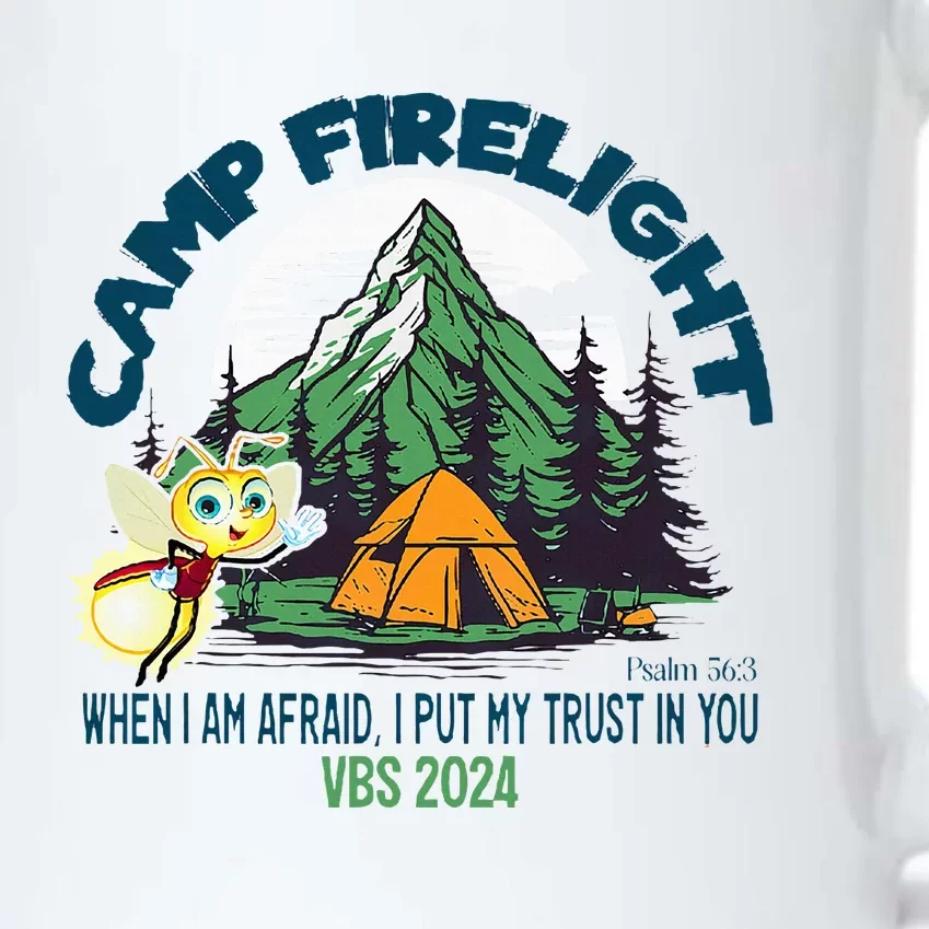 Camp Firelight Vbs Camp Vacation Bible School Firework 2024 Black Color Changing Mug