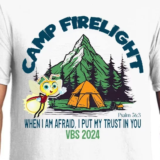 Camp Firelight Vbs Camp Vacation Bible School Firework 2024 Pajama Set