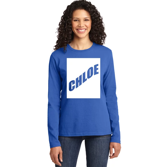 Chloe Friend Valentine Daughter Wife First Name Family Gift Ladies Long Sleeve Shirt