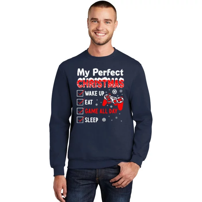 Christmas Funny Video Gamer My Perfect Christmas Sweatshirt