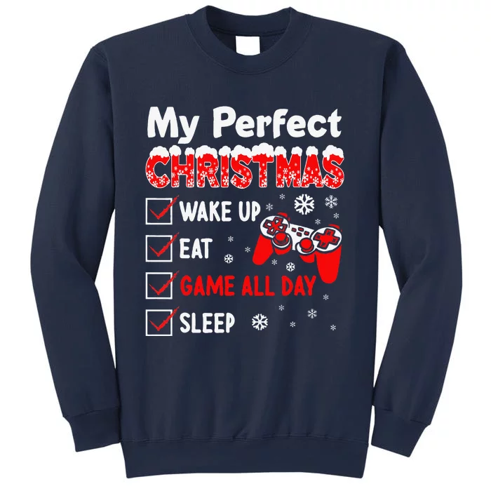 Christmas Funny Video Gamer My Perfect Christmas Sweatshirt