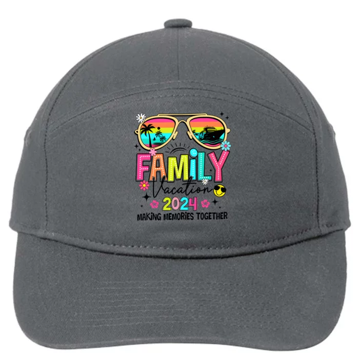 Cruise Family Vacation Making Memories Together 7-Panel Snapback Hat