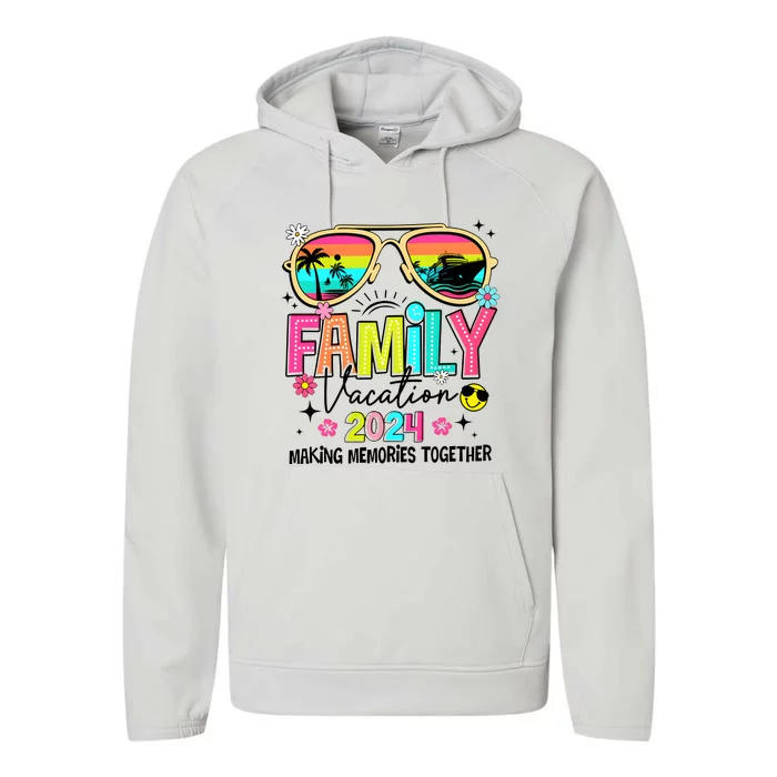 Cruise Family Vacation Making Memories Together Performance Fleece Hoodie