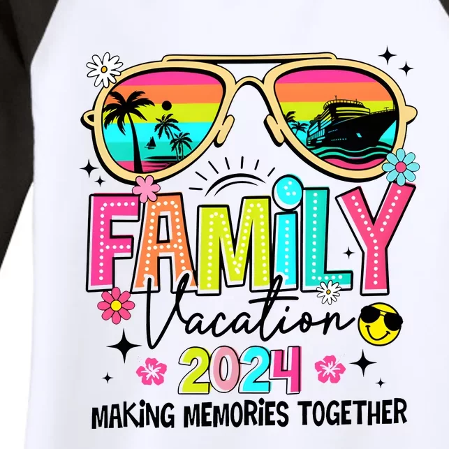 Cruise Family Vacation Making Memories Together Women's Tri-Blend 3/4-Sleeve Raglan Shirt