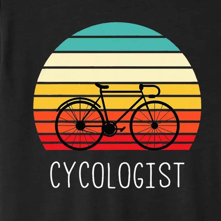 Cycologist Funny Vintage Cycling & Cyclist Gift ChromaSoft Performance T-Shirt