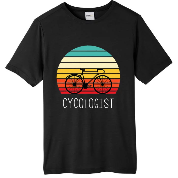 Cycologist Funny Vintage Cycling & Cyclist Gift ChromaSoft Performance T-Shirt