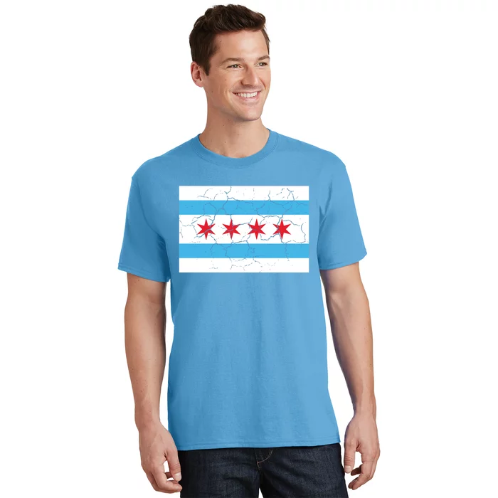 Chicago Flag Vintage T-Shirt