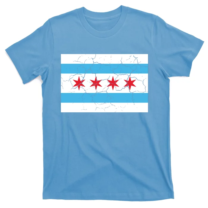 Chicago Flag Vintage T-Shirt