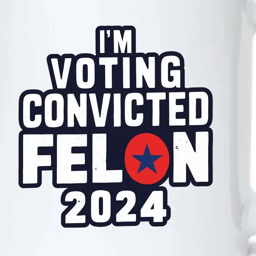 Convicted Felon Voting 2024 Graphic Black Color Changing Mug