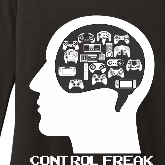 Control Freak Video Game Controllers Gamer Gift Womens CVC Long Sleeve Shirt