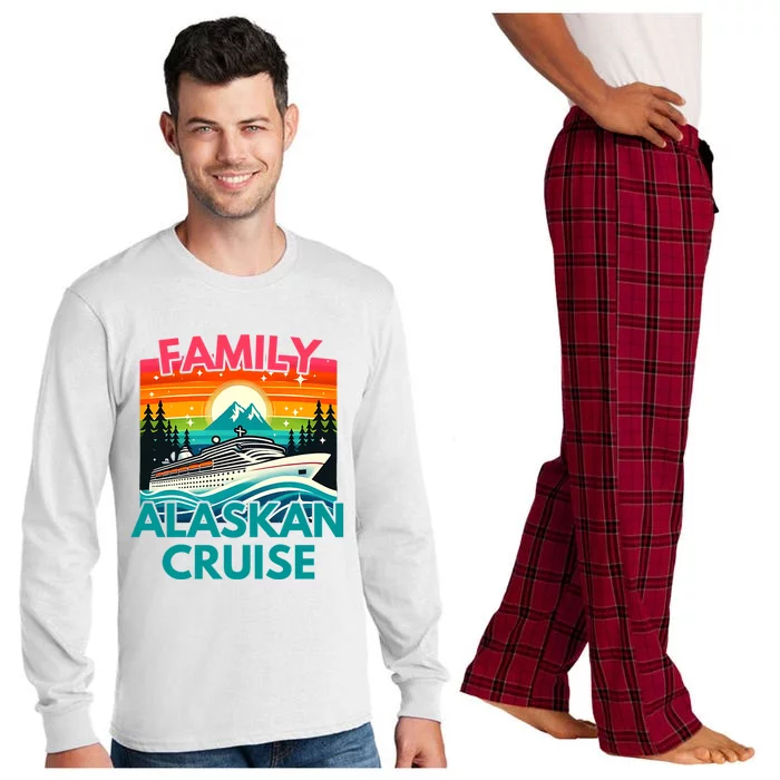 Cruise Family Vacation 2024 Matching Alaska Long Sleeve Pajama Set