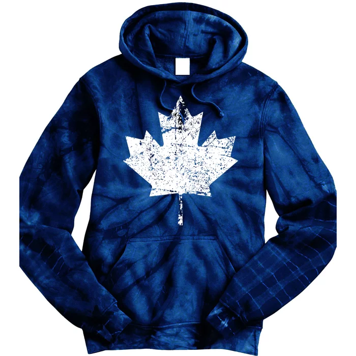 Canada Flag Vintage Women Canada Tie Dye Hoodie