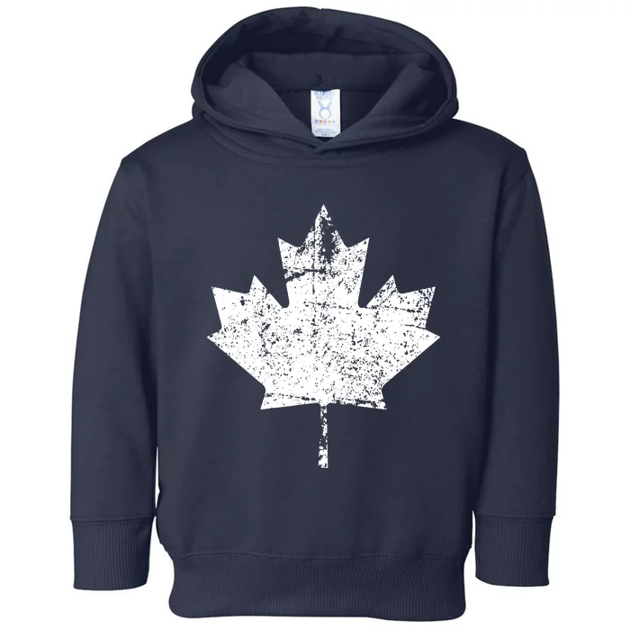 Canada Flag Vintage Women Canada Toddler Hoodie