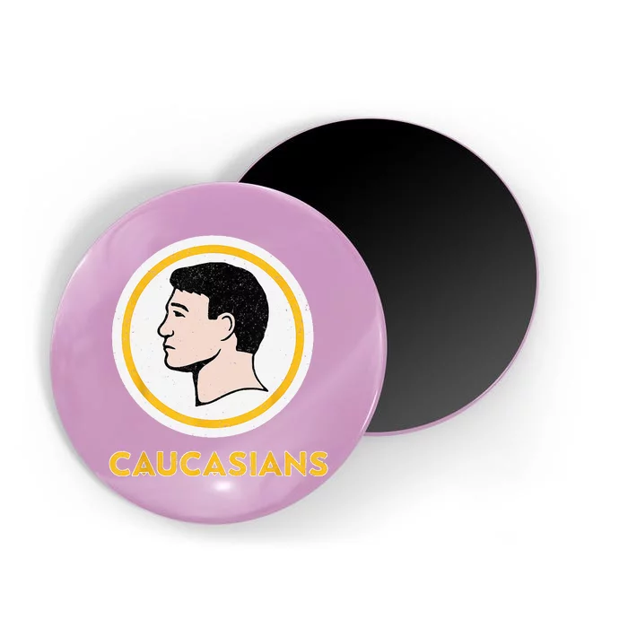 Caucasians Funny Vintage Caucasians Pride Magnet