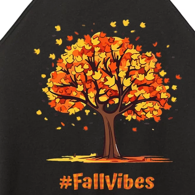 Cute Fall VibesAutumn Season Holiday Thanksgiving Retro Women’s Perfect Tri Rocker Tank