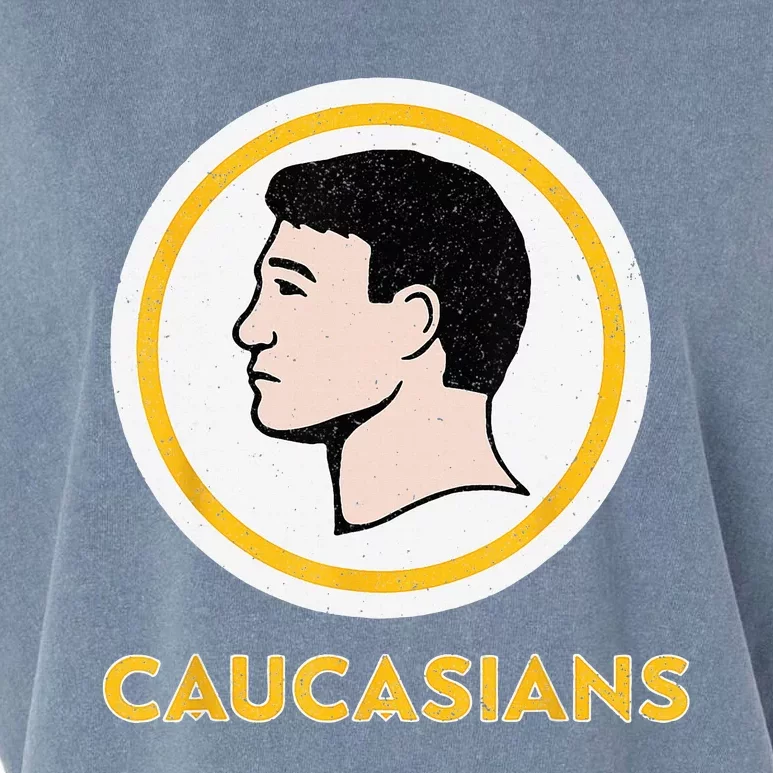 Caucasians Funny Vintage Caucasians Pride Garment-Dyed Women's Muscle Tee