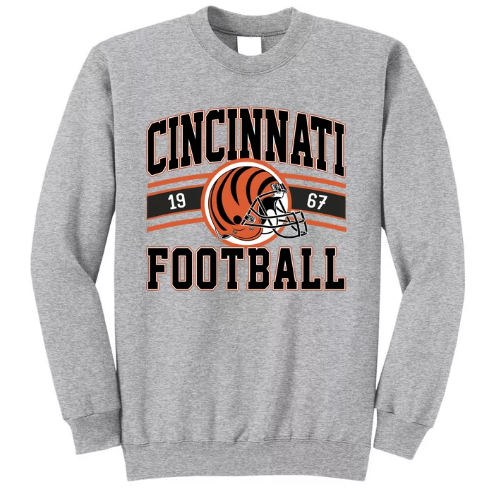 Cincinnati Football Vintage Tall Sweatshirt