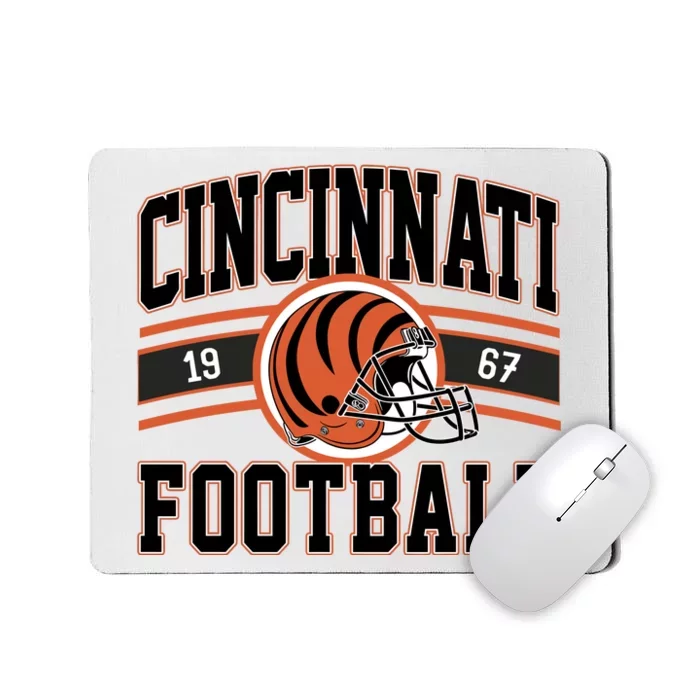 Cincinnati Football Vintage Mousepad