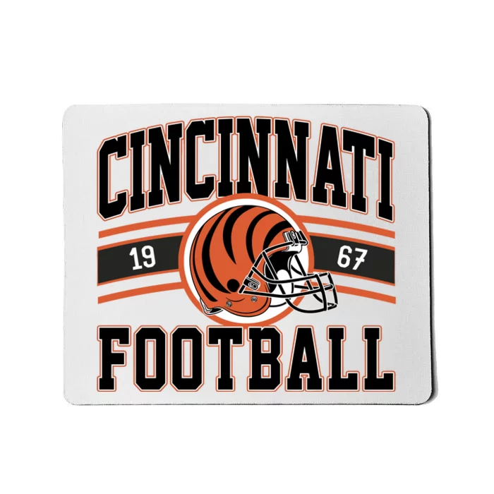 Cincinnati Football Vintage Mousepad