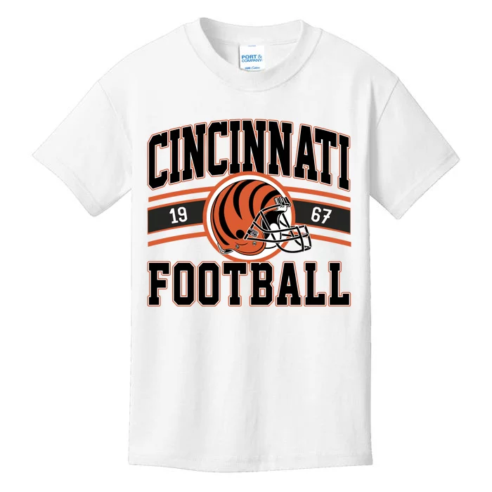 Cincinnati Football Vintage Kids T-Shirt