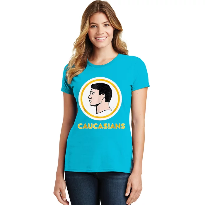 Caucasians Funny Vintage Caucasians Pride Tee Women's T-Shirt