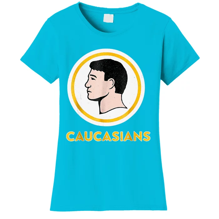 Caucasians Funny Vintage Caucasians Pride Tee Women's T-Shirt