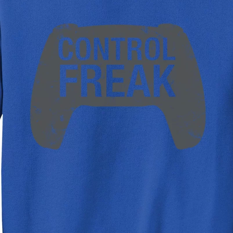 Control Freak Video Game Console Controller Funny Gift Funny Gamer Gift Tall Sweatshirt