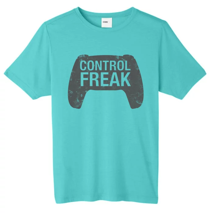 Control Freak Video Game Console Controller Funny Gift Funny Gamer Gift ChromaSoft Performance T-Shirt