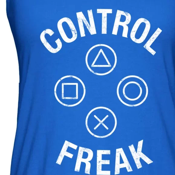 Control Freak Video Game Console Controller Buttons Cute Gift Gamer Funny Gift Ladies Essential Flowy Tank