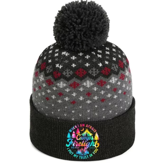 Camp Firelight Vacation Bible School Vbs 2024 Christian Camp The Baniff Cuffed Pom Beanie