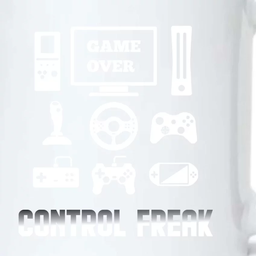 Control Freak Video Game Player Gaming Gamer Pc Console Geek Gift Black Color Changing Mug