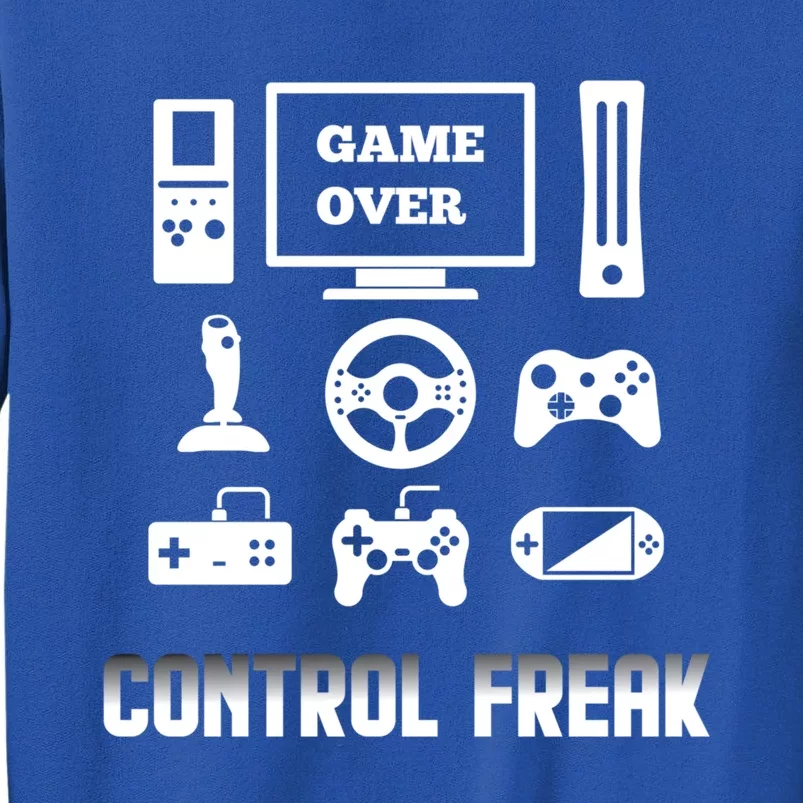 Control Freak Video Game Player Gaming Gamer Pc Console Geek Gift Tall Sweatshirt