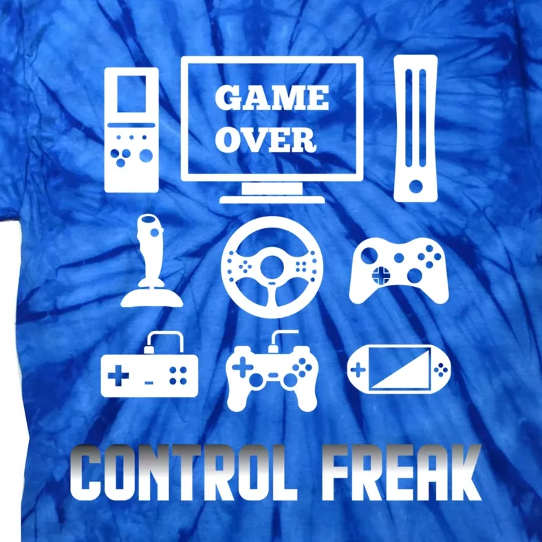 Control Freak Video Game Player Gaming Gamer Pc Console Geek Gift Tie-Dye T-Shirt