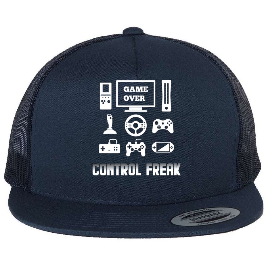 OC White/Blue Game Cap