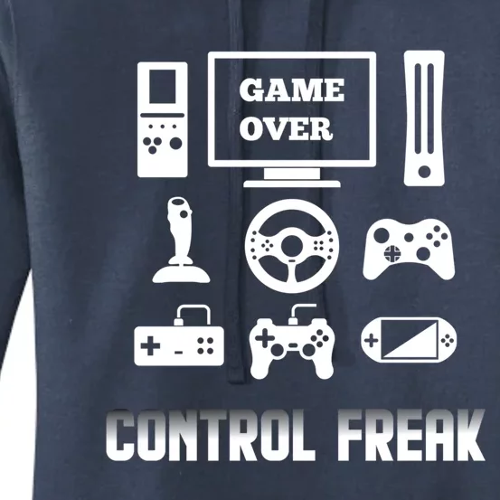 Control Freak Video Game Player Gaming Gamer Pc Console Geek Gift Women's Pullover Hoodie