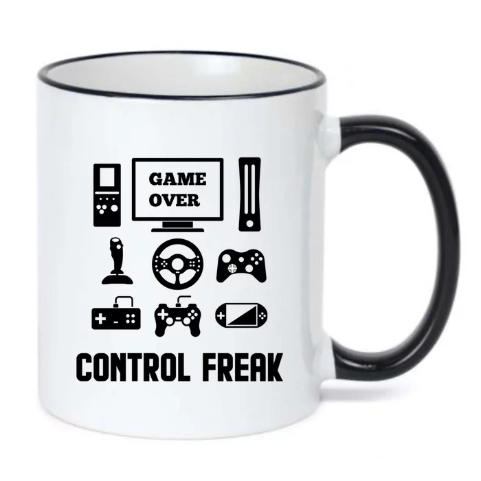 Control Freak Video Game Player Gaming Gamer Pc Console Geek Gift Black Color Changing Mug