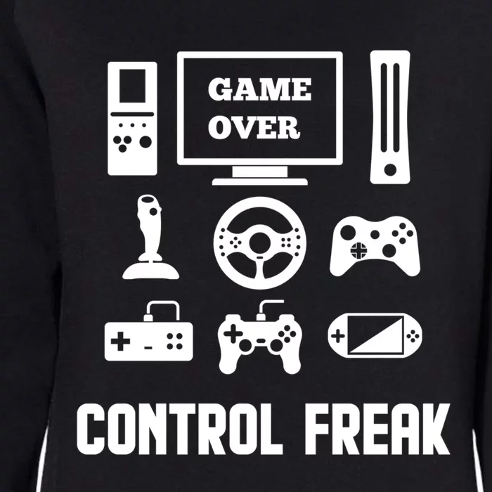 Control Freak Video Game Player Gaming Gamer Pc Console Geek Gift Womens California Wash Sweatshirt