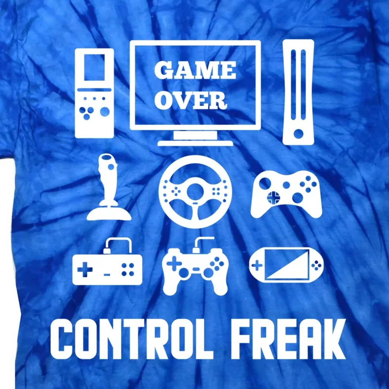 Control Freak Video Game Player Gaming Gamer Pc Console Geek Gift Tie-Dye T-Shirt