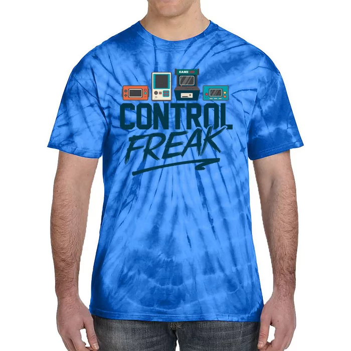 Control Freak Video Game Player Gaming Gamer Pc Console Geek Great Gift Tie-Dye T-Shirt