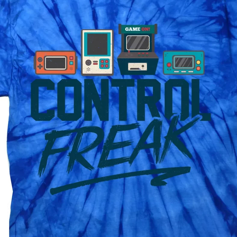 Control Freak Video Game Player Gaming Gamer Pc Console Geek Great Gift Tie-Dye T-Shirt