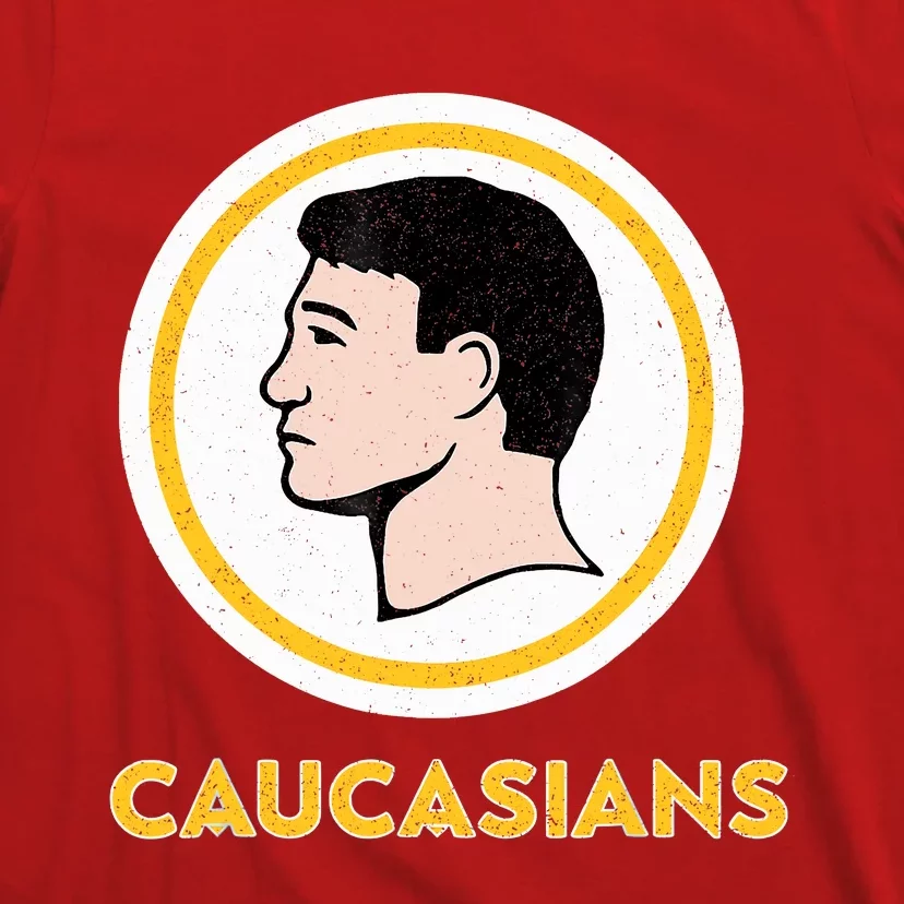 Caucasians Funny Vintage Caucasians Pride Tee T-Shirt