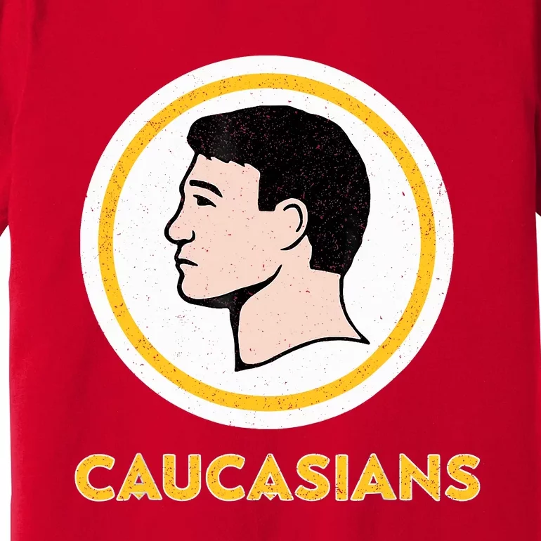 Caucasians Funny Vintage Caucasians Pride Tee Premium T-Shirt